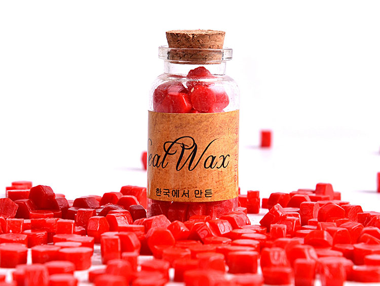 Flexible and Mailable Genuine Wax Seal Beads in Bottle