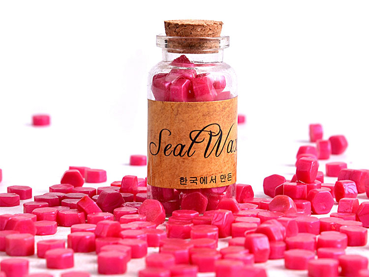 Flexible and Mailable Genuine Wax Seal Beads in Bottle