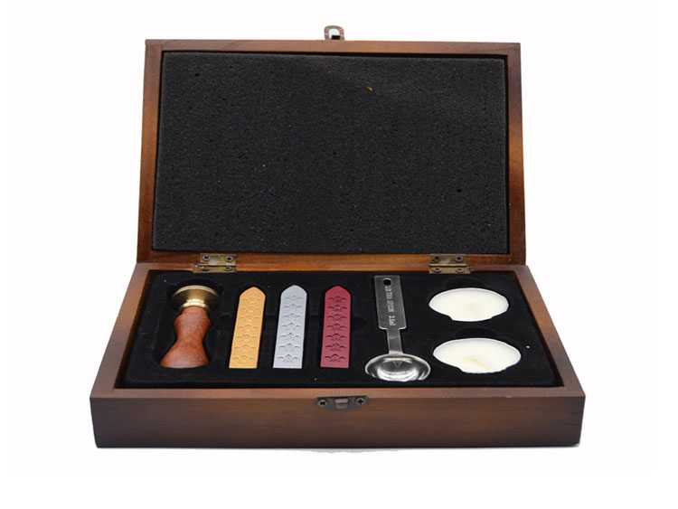 Wax Seal Stamp Set With Classic Wooden Box
