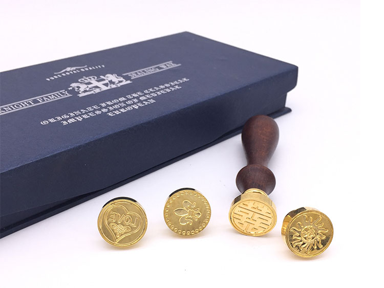 Classical Traditional Sealing Wax Bead Kit with Initial Wax Seal Stamp