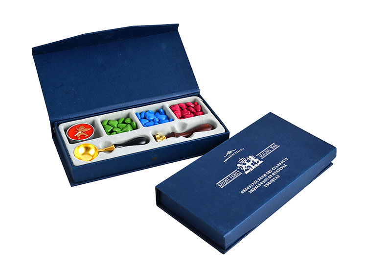 Classical Traditional Sealing Wax Bead Kit with Initial Wax Seal Stamp