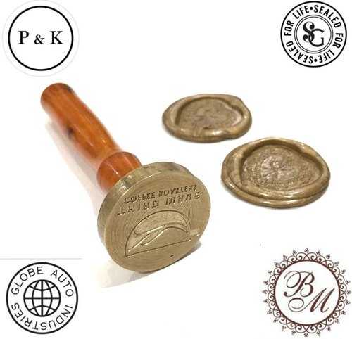 brass wax seal stamp, custom wax seal stamp