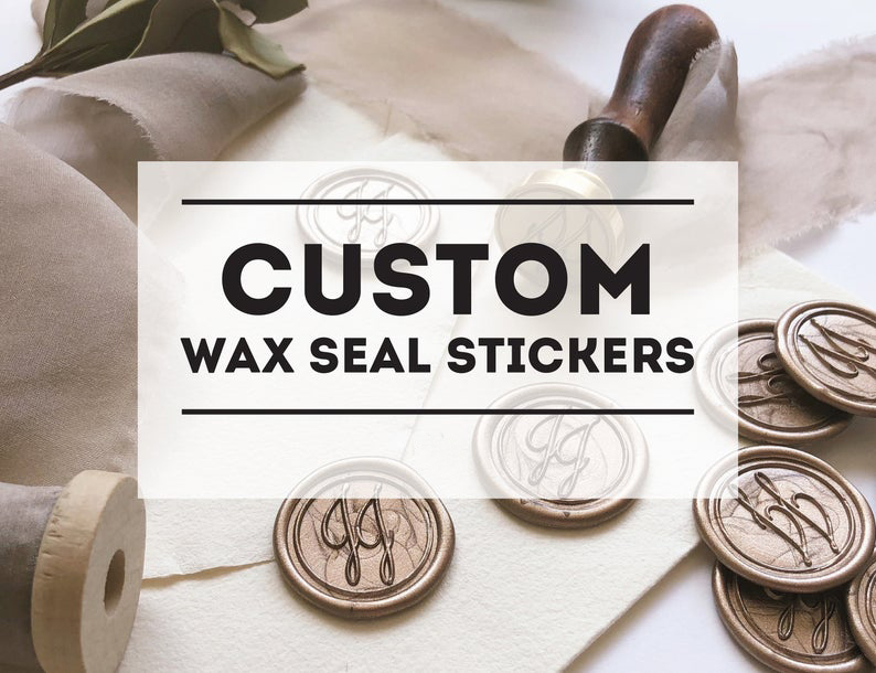 wax seal stickers for packing, sealing wax stickers