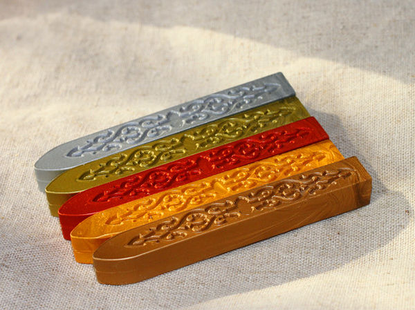 sealing wax sticks, sealing wax sticks with wick